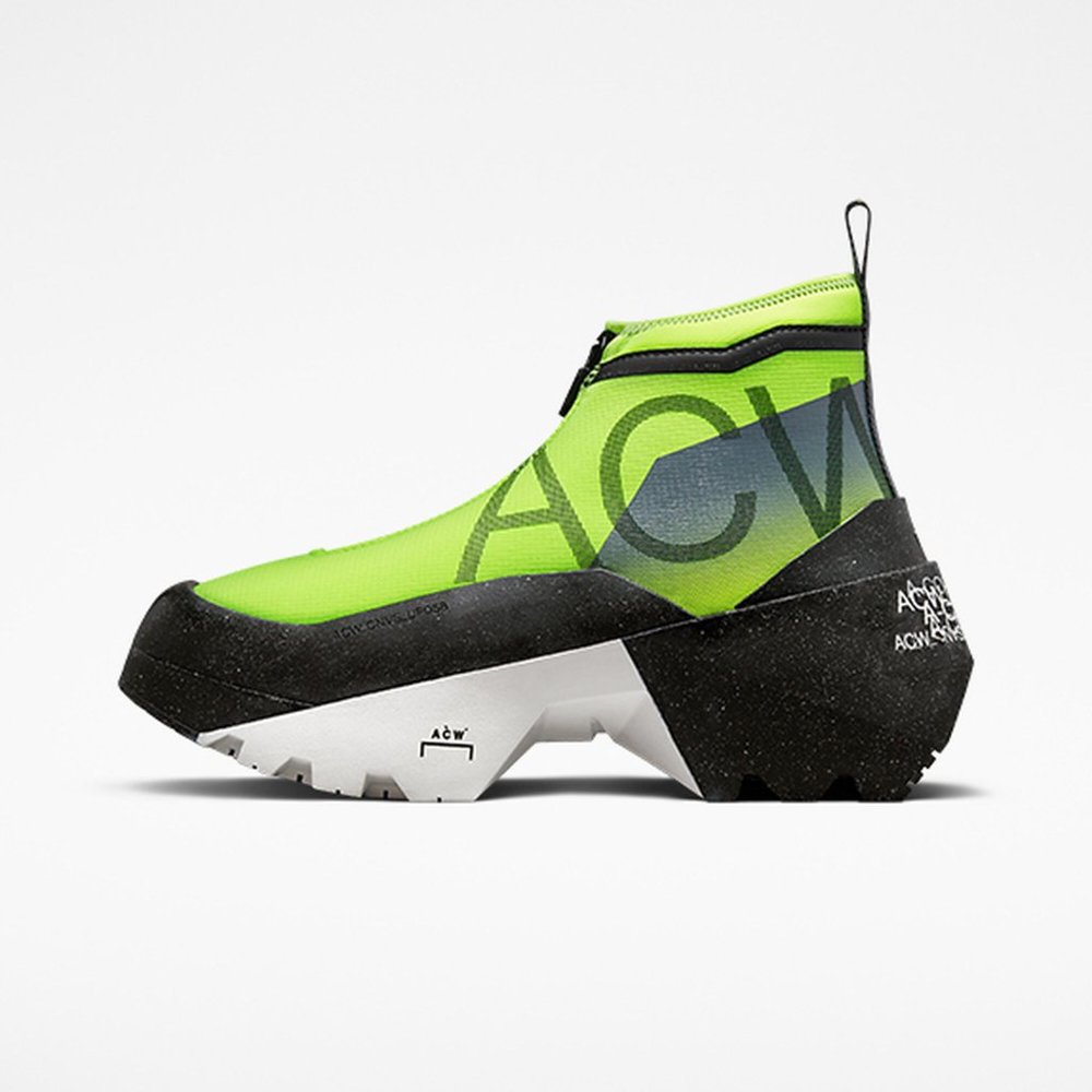 NIB LIMITED EDITION Converse x A-COLD-WALL Volt/Black Beauty Geo Forma Boot, M7